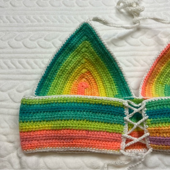 🤎 Handmade Crochet Womans Halter Top - Picture 6 of 9